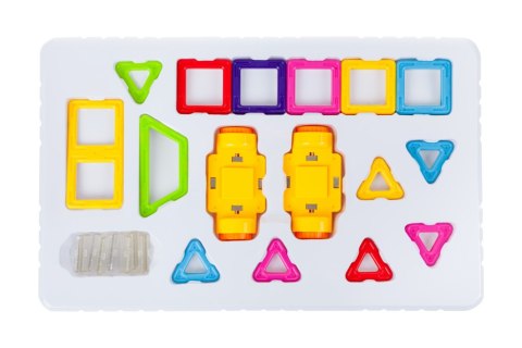 Klocki magnetyczne MAGICAL MAGNET MINI 38szt 3+ v1 Klocki magnetyczne MAGICAL MAGNET MINI 38szt 3+ v1