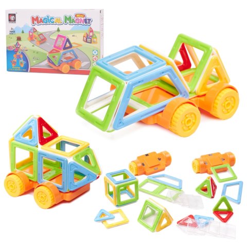 Klocki magnetyczne MAGICAL MAGNET MINI 38szt 3+ v1 Klocki magnetyczne MAGICAL MAGNET MINI 38szt 3+ v1