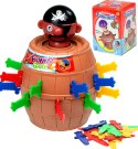 Gra zręcznościowa Szalony Pirat w beczce Ukłuj pirata 9 x 9 x 12,5 cm Gra zręcznościowa Szalony Pirat w beczce Ukłuj pirata 9 x 9 x 12,5 cm
