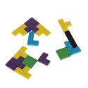Puzzle drewniane układanka tetris klocki 40el. Puzzle drewniane układanka tetris klocki 40el.