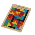 Puzzle drewniane układanka tetris klocki 40el. Puzzle drewniane układanka tetris klocki 40el.