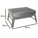 Grill węglowy turystyczny składany w walizce przenośny kempingowy Grill węglowy turystyczny składany w walizce przenośny kempingowy