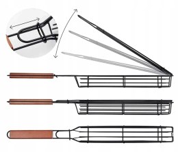 Koszyk do grillowania warzyw i szaszłyków koszyk na grilla