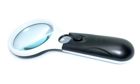 LUPA POWIĘKSZAJĄCA 3/45X PODŚWIETLENIE LED LUPA POWIĘKSZAJĄCA 3/45X PODŚWIETLENIE LED