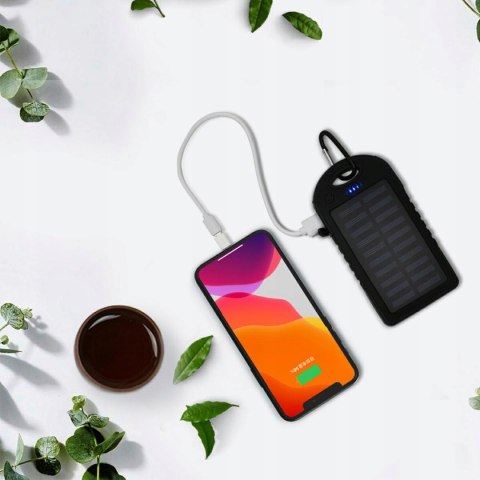 Powerbank 5000mAh ładowarka solarna Powerbank 5000mAh ładowarka solarna