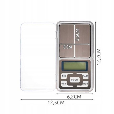 Jubilerska waga kieszonkowa 200 x 0,01g Jubilerska waga kieszonkowa 200 x 0,01g