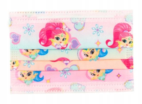 Shimmer&Shine maseczka ochronna dla dziecka wielokolorowy 2 szt.