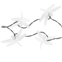 Lampki ogrodowe solarne ważki 6,5m 30LED multikolor Lampki ogrodowe solarne ważki 6,5m 30LED multikolor