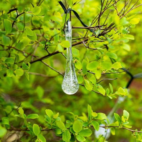 Lampki solarne ogrodowe sople 6,5m 30LED ciepły biały Lampki solarne ogrodowe sople 6,5m 30LED ciepły biały