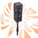 Lampy lampiony solarne stojące dekoracyjne 4 sztuki Lampy lampiony solarne stojące dekoracyjne 4 sztuki
