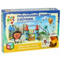 Gra planszowa Poszukiwanie skarbu z Jeżykiem Sprężyny i Drabiny 5+ MULTIGRA Gra planszowa Poszukiwanie skarbu z Jeżykiem Sprężyny i Drabiny 5+ MULTIGRA