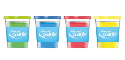 Masa plastyczna podstawowe kolory 4x114g Creative Masa plastyczna podstawowe kolory 4x114g Creative