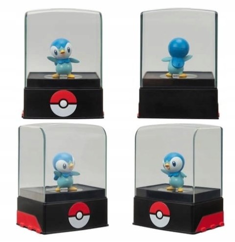 Pokemon figurka kolekcjonerska w gablotce Piplum Tiplouf Plinfa Pokemon figurka kolekcjonerska w gablotce Piplum Tiplouf Plinfa