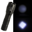Latarka taktyczna wojskowa 800 lumenów LED ZOOM mocna USB akumulator Latarka taktyczna wojskowa 800 lumenów LED ZOOM mocna USB akumulator