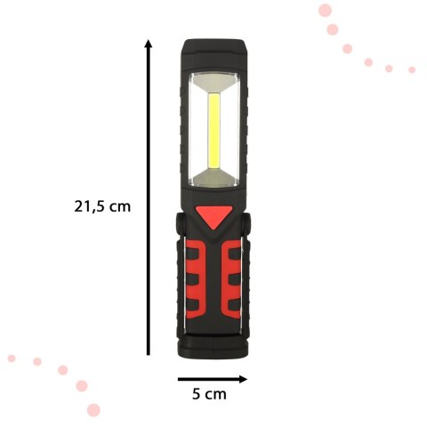 Lampa warsztatowa latarka 3w1 5 trybów USB magnes hak akumulator 1200 mAh Lampa warsztatowa latarka 3w1 5 trybów USB magnes hak akumulator 1200 mAh