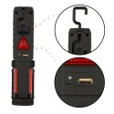Lampa warsztatowa latarka 3w1 5 trybów USB magnes hak akumulator 1200 mAh Lampa warsztatowa latarka 3w1 5 trybów USB magnes hak akumulator 1200 mAh