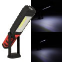Lampa warsztatowa latarka 3w1 5 trybów USB magnes hak akumulator 1200 mAh Lampa warsztatowa latarka 3w1 5 trybów USB magnes hak akumulator 1200 mAh
