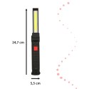 Lampa warsztatowa latarka USB 5 trybów magnes hak akumulator 1200 mAh Lampa warsztatowa latarka USB 5 trybów magnes hak akumulator 1200 mAh