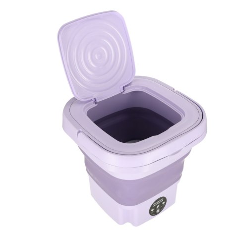 Pralka mini składana przenośna 12L fioletowa Pralka mini składana przenośna 12L fioletowa