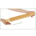 Organizer do szuflady regulowany separator bambusowy 56x6x1,5cm 1 sztuka Organizer do szuflady regulowany separator bambusowy 56x6x1,5cm 1 sztuka