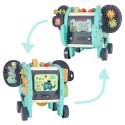 Słonik interaktywny montessori wbijak sorter klocki młotek 26cm Słonik interaktywny montessori wbijak sorter klocki młotek 26cm