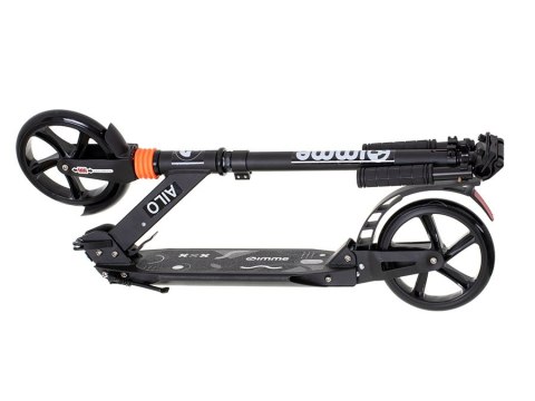 Hulajnoga miejska składana AILO koła 200mm amortyzator przód tył czarna GIMME Hulajnoga miejska składana AILO koła 200mm amortyzator przód tył czarna GIMME
