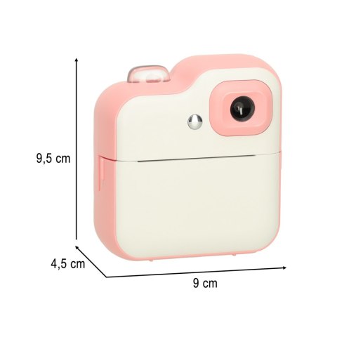 Aparat natychmiastowy drukarka termiczna różowy 1GB 24mpx Aparat natychmiastowy drukarka termiczna różowy 1GB 24mpx