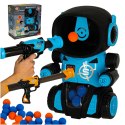 Gra zręcznościowa robot strzelanie do celu gra + 2x pistolet + kulki Gra zręcznościowa robot strzelanie do celu gra + 2x pistolet + kulki