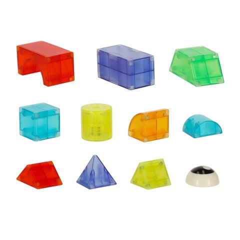 Zestaw klocków magnetycznych klocki magnetyczne świecące 32 el. Zestaw klocków magnetycznych klocki magnetyczne świecące 32 el.