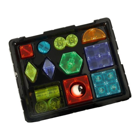 Zestaw klocków magnetycznych klocki magnetyczne świecące 32 el. Zestaw klocków magnetycznych klocki magnetyczne świecące 32 el.