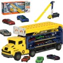 Tor wyścigowy samochodowy laweta transporter 6 el. żółty Tor wyścigowy samochodowy laweta transporter 6 el. żółty