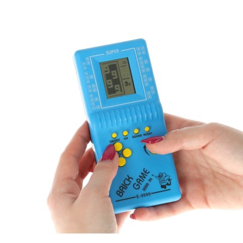 Gra Gierka Elektroniczna Tetris 9999in1 niebieska Gra Gierka Elektroniczna Tetris 9999in1 niebieska