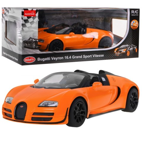 Autko R/C Bugatti Veyron Grand Sport Pomarańcz 1:14 RASTAR