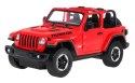 Jeep Wrangler Rubicon czerwony RASTAR model 1:14 Zdalnie sterowane auto + pilot 2,4 GHz