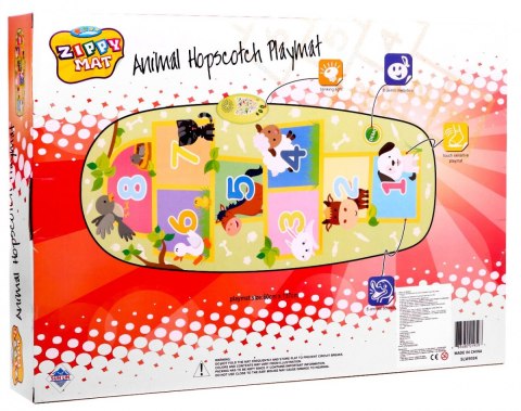 Interaktywna gra w klasy Mata edukacyjna dla dzieci Odgłosy zwierząt