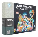 Klocki Magnetyczne Zestaw 202 elementów Klocki Magnetyczne Zestaw 202 elementów