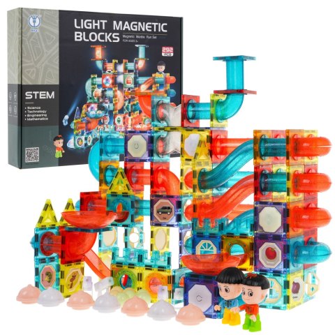 Klocki Magnetyczne Zestaw 292 elementów Klocki Magnetyczne Zestaw 292 elementów