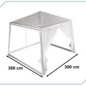 Namiot pawilon ogrodowy imprezowy handlowy altana biały 3X3m Namiot pawilon ogrodowy imprezowy handlowy altana biały 3X3m