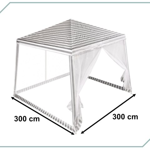 Namiot pawilon ogrodowy imprezowy handlowy altana biały 3X3m Namiot pawilon ogrodowy imprezowy handlowy altana biały 3X3m