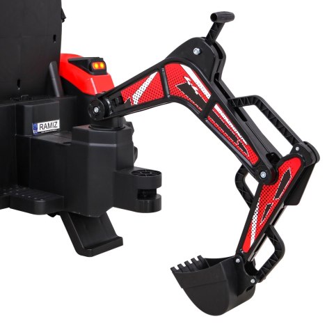 Pojazd Traktor Z Przyczepą 720-T Czerwony Pojazd Traktor Z Przyczepą 720-T Czerwony