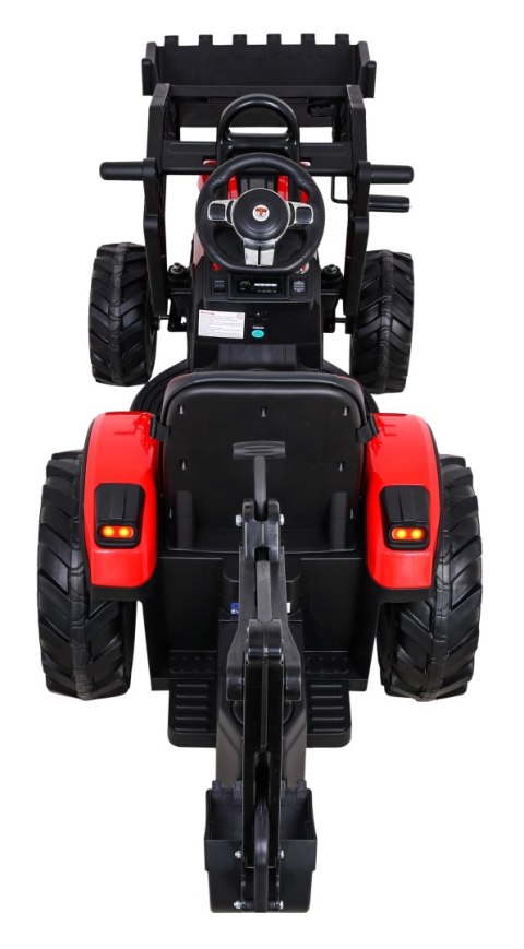 Pojazd Traktor Z Przyczepą 720-T Czerwony Pojazd Traktor Z Przyczepą 720-T Czerwony