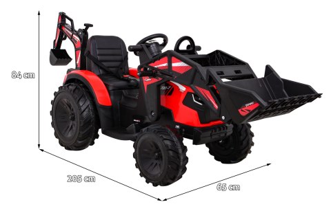 Pojazd Traktor Z Przyczepą 720-T Czerwony Pojazd Traktor Z Przyczepą 720-T Czerwony