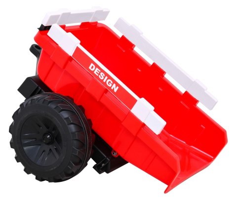 Pojazd Traktor Z Przyczepą 720-T Czerwony Pojazd Traktor Z Przyczepą 720-T Czerwony