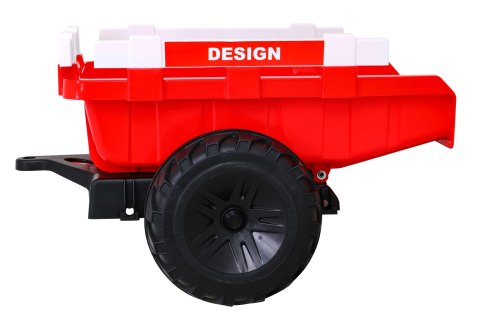 Pojazd Traktor Z Przyczepą 720-T Czerwony Pojazd Traktor Z Przyczepą 720-T Czerwony