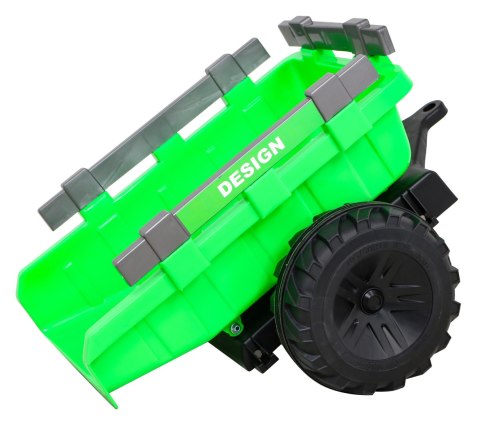 Pojazd Traktor Z Przyczepą 720-T Zielony Pojazd Traktor Z Przyczepą 720-T Zielony