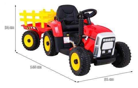 Pojazd Traktor z Przyczepą BLOW Czerwony Pojazd Traktor z Przyczepą BLOW Czerwony