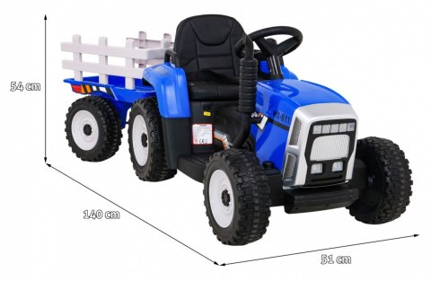 Pojazd Traktor z Przyczepą BLOW Niebieski Pojazd Traktor z Przyczepą BLOW Niebieski