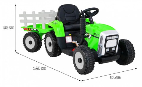 Pojazd Traktor z Przyczepą BLOW Zielony Pojazd Traktor z Przyczepą BLOW Zielony