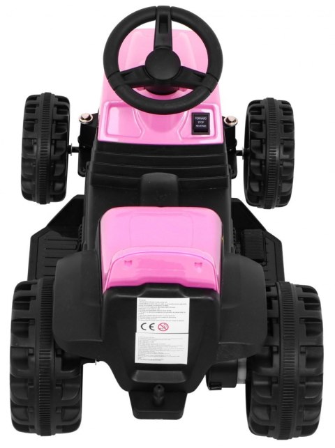 Traktor z Przyczepą Różowy Traktor z Przyczepą Różowy