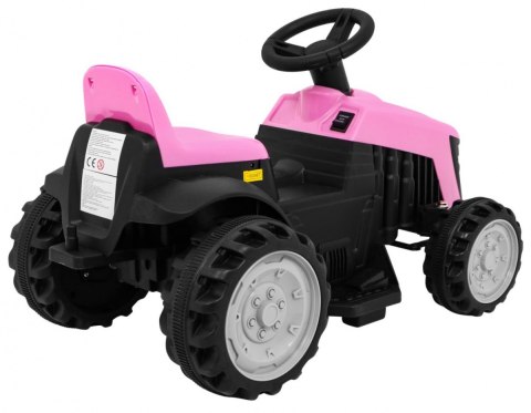 Traktor z Przyczepą Różowy Traktor z Przyczepą Różowy